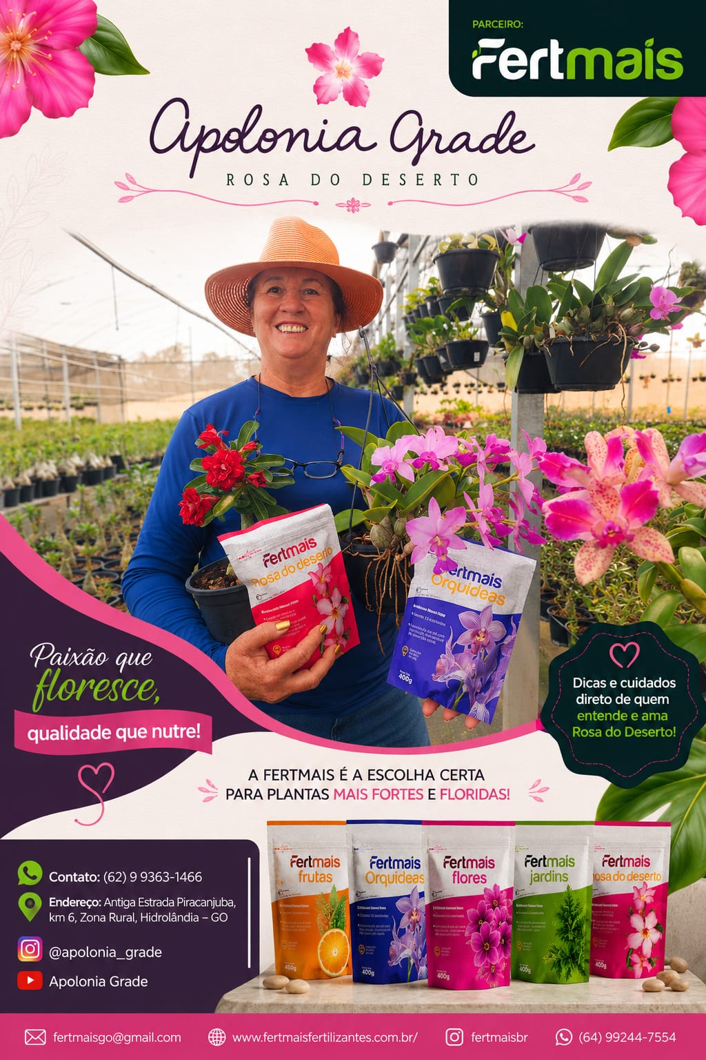 FERTMAIS ROSA DO DESERTO 8-14-12 | ADUBO